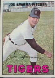 1967 Topps Baseball Cards      013      Joe Sparma